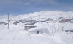 Adilcevaz'ın Kışkılı köyü karda mahsur: Tünel açarak evlerine giriyorlar