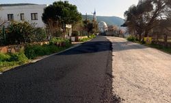Bodrum'da altyapı yatırımlarının ardından asfalt çalışmaları hız kesmeden devam ediyor