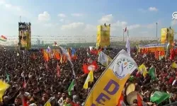 DEM Parti Nevruz'unda terör sloganları! 4 kişi gözaltında