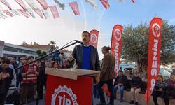 TİP Genel Başkanı Erkan Baş, Foça'da vatandaşlarla buluştu: "Paranın saltanatına son vermek istiyoruz"