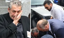 Erkan Petekkaya'nın babasının cenazesinde Saruhan Hünel bir vatandaşa çarptı!