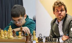 10 yaşındaki satranç dahisi Magnus Carlsen'i 38 saniyede yendi! Carlsen'in oyunu terk ettiği anlar viral oldu!