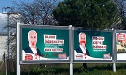 CHP'li Bursa Büyükşehir Belediye Başkan Adayının ve Nilüfer Belediye Başkan Adayının afişlerine saldırı!