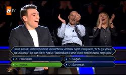 Berk Göktaş 'Kim Milyoner Olmak İster' yarışmasında 5 milyon değerindeki soruya doru cevap verdi