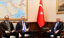 Milli Savunma Bakanı Güler, Dışişleri Bakanı Fidan ve MİT Başkanı Kalın ile bir araya geldi