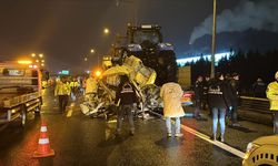 Anadolu Otoyolu'nda feci kaza: Panelvan sürücüsü yaralandı