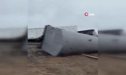 Kazakistan'da yük treni kazası: 8 vagon raydan çıktı!