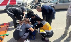 Şehitkamil'de motosiklet sürücüsü, arkadan çarpan araç nedeniyle hastanelik oldu!