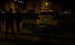 Edirne'de motosiklet kazası: Kurye yaralandı, motosiklet hurdaya döndü!