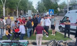 Tokat'ta dehşet: Kamyon ile motosiklet çarpıştı!
