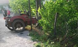 Salihli'de ağaca çarpan sepetli motosikletin sürücüsü yaşlı adam hayatını kaybetti