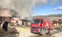 Kütahya'da ahır yangını: 4 büyükbaş hayvan telef oldu