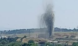 Denizli'de sera sondajı jeotermal boruyu patlattı: Metrelerce su fışkırdı!