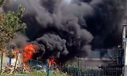 Bartın'da inşaat işçilerinin kullandığı konteynerde yangın çıktı!
