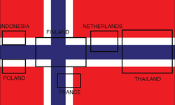 Norveç Bayrağı'ndaki o detay görenleri şaşırttı! İçinden neler çıkıyor?
