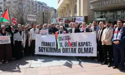 Eskişehir'de İsrail protestosu: Ticari ilişkilerin son bulması çağrısı yapıldı!