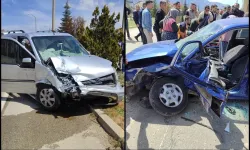 Isparta'da korkunç kaza: Kırmızı ışıkta geçen araç 3 kişiyi yaraladı