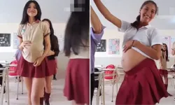 Öğretmenin hamile lise öğrencisine yaptığı okuldaki kutlama sosyal medyayı ikiye böldü!