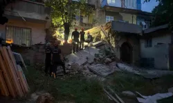 Kahramanmaraş'ta kullanılmayan ev çöktü: Korku dolu anlar yaşandı, can kaybı yok!