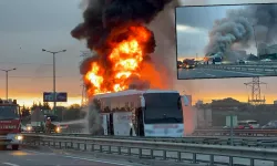 Ümraniye'de korku dolu anlar: Peş peşe otobüs yangını!