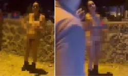 Şanlıurfa'da genç bir kadın çıplak şekilde sokakta görüntülendi!