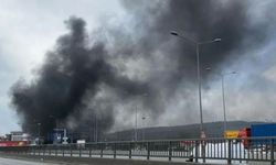 İzmir Optimum AVM yanındaki yangın paniğe neden oldu!