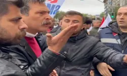 Polisler ile Erkan Baş arasında tartışma çıktı | Erkan Baş'tan polise: Bağırma!