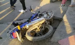Tarsus'ta iki motosikletli çarpıştı: 2 kişi yaralandı!