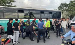 Kayseri'de anne ve oğlu otobüs altında kaldı, ağır yaralandı!