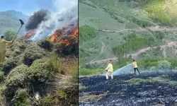 Gümüşhane'de örtü yangını: 30 hektar alan küle dönüştü!