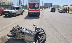 Gazipaşa'da trafik kazası: Motosiklet sürücüsü hastaneye kaldırıldı