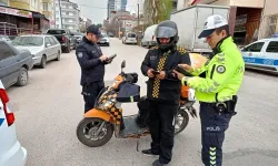 Motosiklet sürücülerine yönelik operasyonda 7 kişiye ceza, 3 ehliyet iptal edildi!