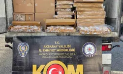 Aksaray'da polis kaçakçılığa darbe vurdu: 800 bin makaron ele geçirildi