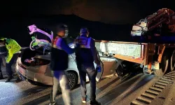 Amasya'da trajik kaza! Otomobil sürücüsü hayatını kaybetti!