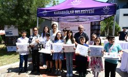 Karabağlar'da Reşat Nuri Güntekin anısına çocuklara kitap sevgisi aşılandı!