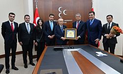 MHP Lideri Devlet Bahçeli'ye onur madalyası verildi