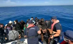 Fethiye açıklarında 9 çocuk ve 24 göçmen kurtarıldı!