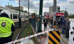 Gaziantep'te dehşet anları: Tramvaya yıldırım düştü!