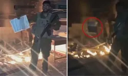 İsrail askeri camide Kur'an-ı Kerim yaktı!