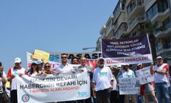 İGC ve TGS İzmir: Basın özgürlüğü için omuz omuza