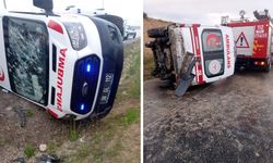 Kayseri'de vakaya giden ambulans kaza yaptı: 3 yaralı!