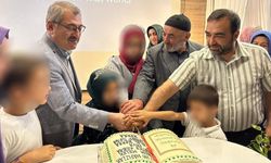 Muğla'da hafızlık töreninde Kur'an-ı Kerim şeklinde pasta kesildi!