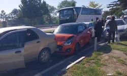 Kütahya'da akıllara durgunluk veren kaza: 9 araç birbirine girdi!