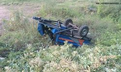 Zonguldak'ta tarım aracı şarampole devrildi, 1 kişi hayatını kaybetti!
