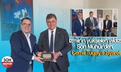 İzmir'in yükselen yıldızı Son Mühür'den, Cemil Tugay'a ziyaret