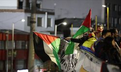 Kolombiya'da maç öncesi Filistin'e destek: Gösteriler düzenlendi!
