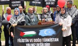 Hasan Kalyoncu Üniversitesi'nden Filistin'e dayanışma yürüyüşü