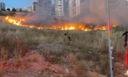 Çiğli Esentepe'de yangın| Hıdırellez ateşi büyüdü
