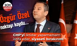 Özgür Özel noktayı koydu...CHP'yi iktidar yapamazsam istifa eder, siyaseti bırakırım!