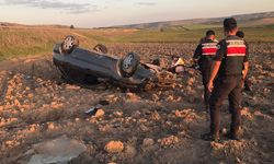 Sivas Kangal'da feci kaza: Otomobil tarlaya uçtu, 1 ölü